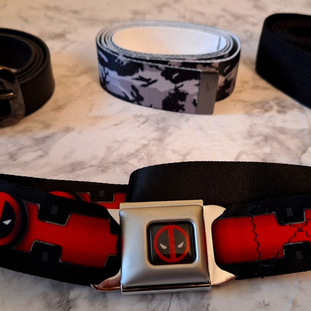 4 FASHIONABLE BELTS BUNDLE